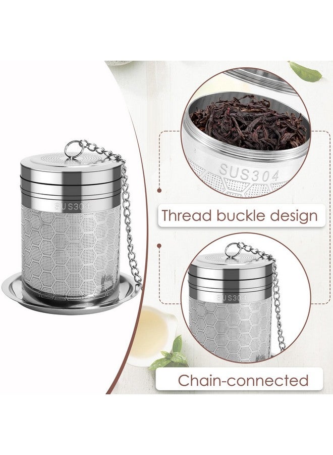 BendJoy BendJoy® Tea Infuser Stainless Steel with Tray, Easy Clean Green Tea Infuser for Mugs & Teapots, Tea Strainer Infuser for Loose Leaf and Herbal Tea - Image 3