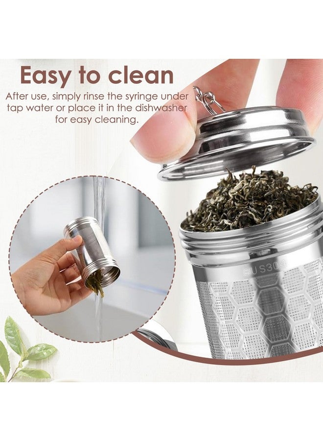 BendJoy BendJoy® Tea Infuser Stainless Steel with Tray, Easy Clean Green Tea Infuser for Mugs & Teapots, Tea Strainer Infuser for Loose Leaf and Herbal Tea - Image 5