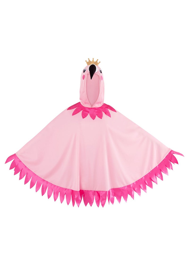 general Carnival flamingo costumes capes cartoon prints hoodies and performances give the stage look a tropical feel and dreamy tension - Image 3