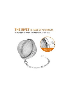 SYOSI Stainless Steel Mesh Tea Ball Set of 3 Tea Infuser Strainers Tea Strainer Filters Tea Interval inffuser - 3 PCS Different Size  - Image 5