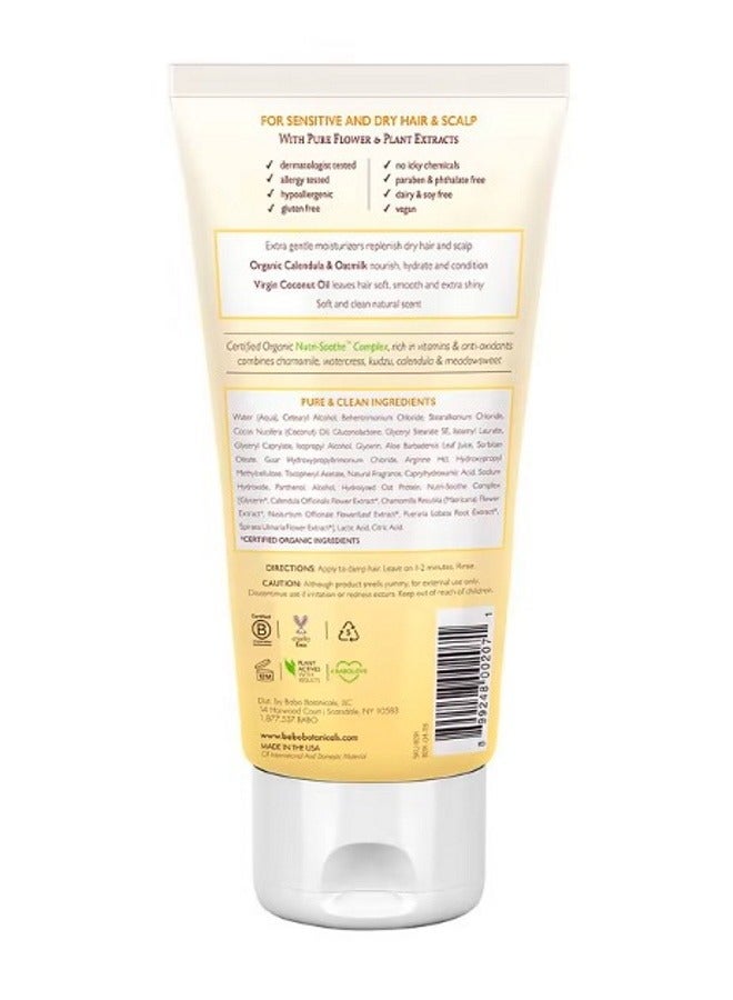 Babo Botanicals Moisturizing Conditioner Oatmilk  Calendula 6 fl oz 180 ml - Image 2