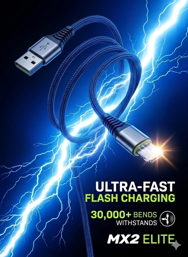 PowerMax Lightning To USB Cable - 1 Meter. - Image 1
