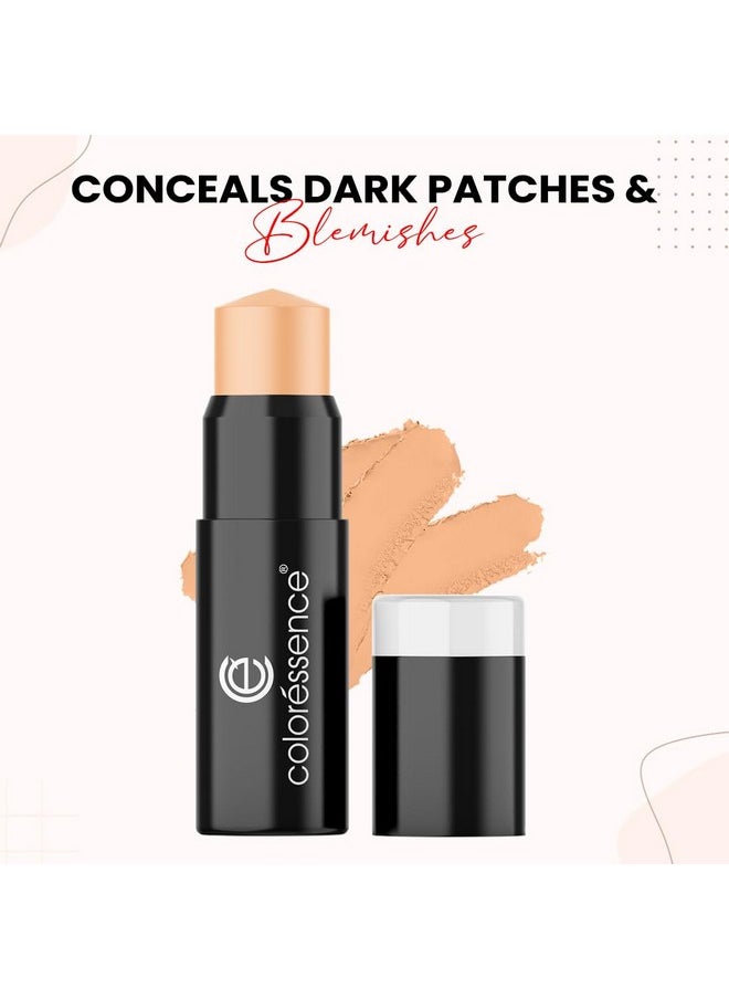 Coloressence - Pretty You Makeup Panstick Concealer For Everyday Natural Skin Coverage With Sun Protection | Sheer To Medium Coverage & Dewy Finish Long Lasting Formula | Caramel, All, 1 Count - Image 1