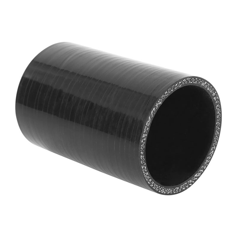 Unifizz 60mm ID Silicone Straight Hose Pipe Coupler Car Universal turbo Hoses High Performance 4Ply Straight Silicone pipe Coupler Intercooler Tube radiator hoses Black - Image 2