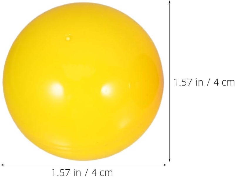 Vaguelly 40MM Openable Ball 50Pcs Plastic Mini Raffle Drawing Balls for Entertainment Activities Game Party Bingo Nights Group Activities Arts  Craft Mixed Color - Image 5