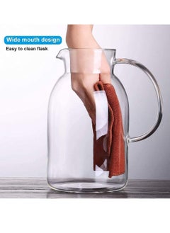 Glass Pitcher Coffee and Tea Carafes Glass Jug Can Be Heated Coffee Pot Nordic Teapot Cool Cup Heat resistant Cover Juice Jug Filter 1800ml - pzsku/Z510C693B6C7E3D42E88BZ/45/_/1647343550/1cab681b-aea6-4413-b1c9-ccaf73be1bae