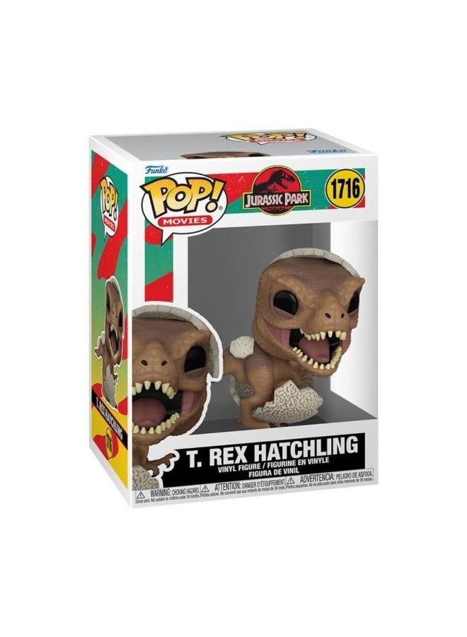 Funko POP! Movies Jurassic Park T. Rex Hatchling Vinyl Figure (8.13 cm) - Image 1