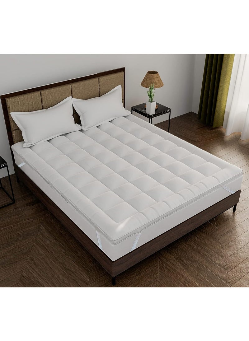 DubaiGallery Super Soft Cloud Hotel Quality Microfiber Waterproof Mattress Topper/Padding  - Image 4