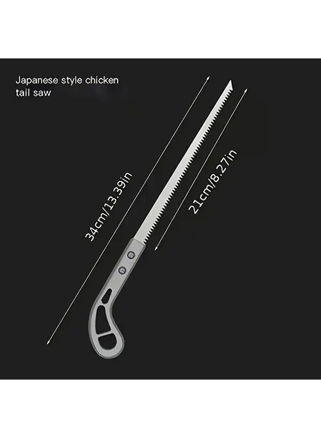 3pcs Multifunctional Hand Saw Set Yellow Gray Hand Saws Diamond File Woodworking Tools - Image 4