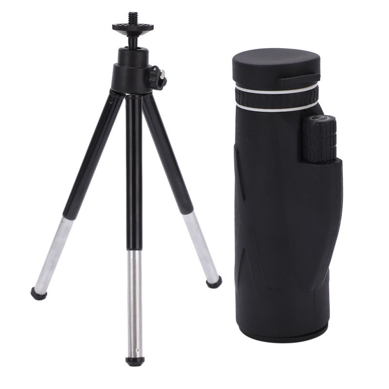 80X100 Monocular Telescope: Optical Glass Lens With FMC Coating, High Definition 40mm Wide Field View - Lightweight Easy Focus Monocular for Hunting, Bird Watching, Hiking And Concerts - Image 3