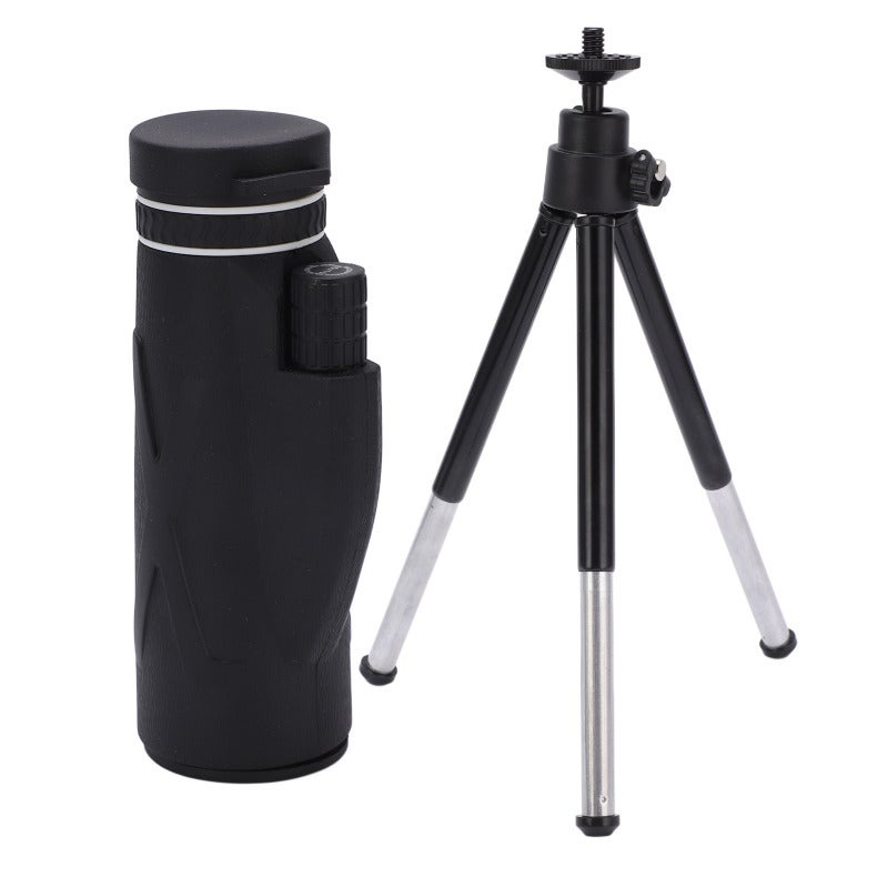 80X100 Monocular Telescope: Optical Glass Lens With FMC Coating, High Definition 40mm Wide Field View - Lightweight Easy Focus Monocular for Hunting, Bird Watching, Hiking And Concerts - Image 5