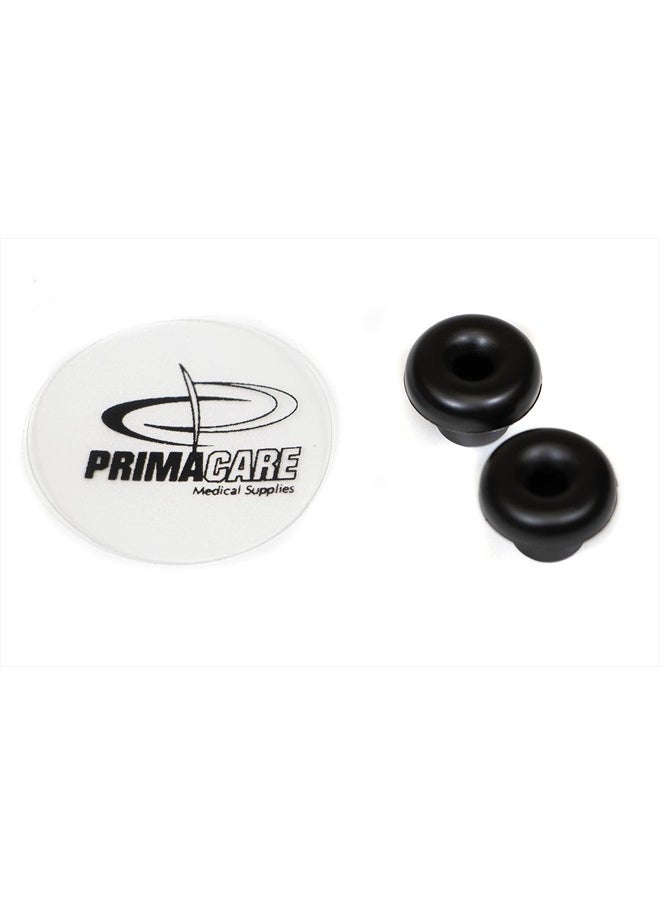 PRIMACARE - PrimaCare DS-9290-BK Adult Size 22" Stethoscope for Diagnostics and Screening Instrument, Lightweight and Aluminum Double Head Flexible Stethoscope, Black - Image 1