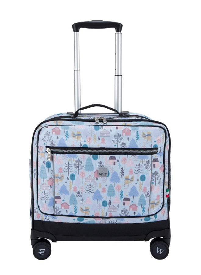 Wires 3 Piece Kids School Trolley Bag laptop compartment 8 Wheels With Lunch bag & Pencil Case  - Image 2