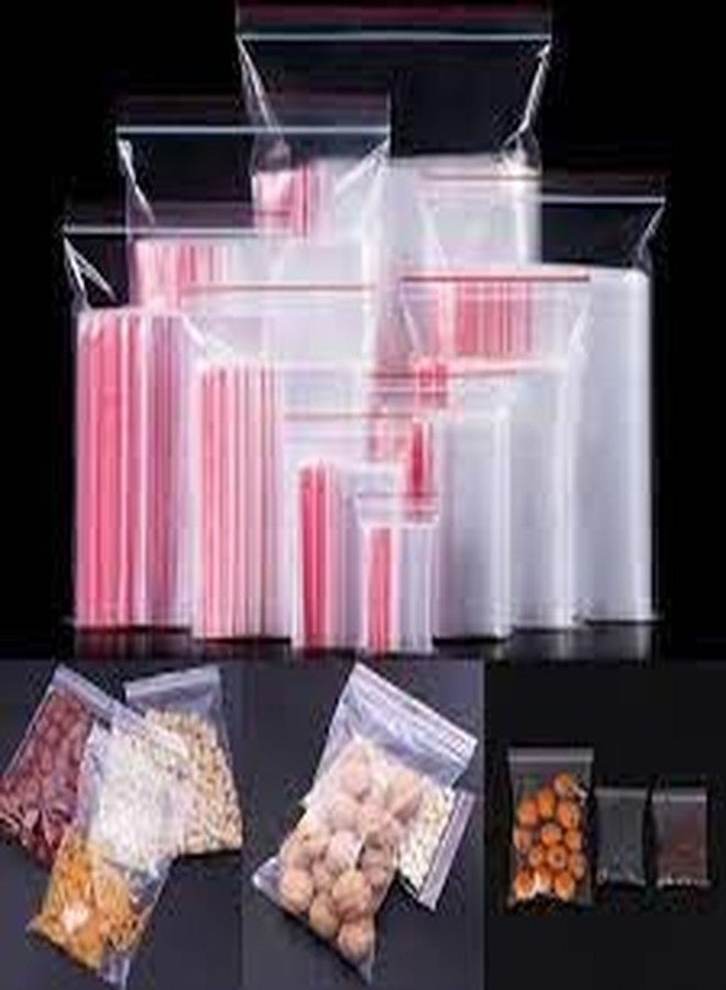 PlantaZee Resealable Plastic Zip Lock Pouch Bags | 4 * 6 pack of 50 - Image 1
