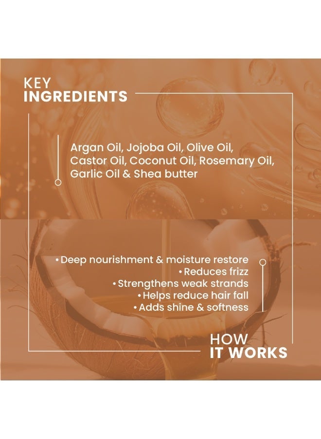 MOOD 7Oils Plus Intensive Hydration Hair Mask 200 ML - Image 3