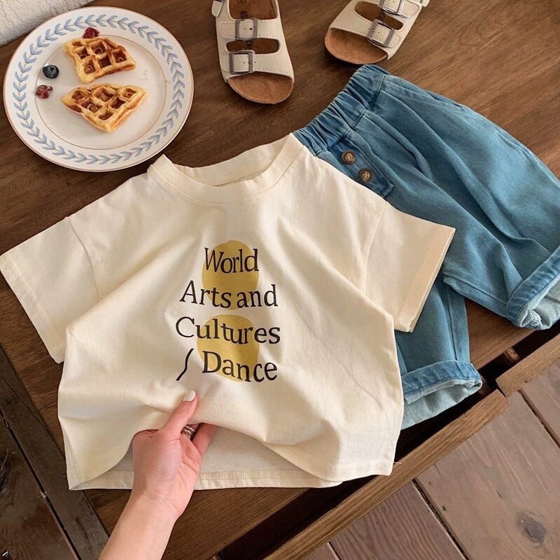 Pure Cotton Kidsren'S Short-Sleeved T-Shirt Summer 2026 New Cute Baby Cartoon Casual Tops For Small And Medium-Sized Kidsren For Boys And Girls - Image 3