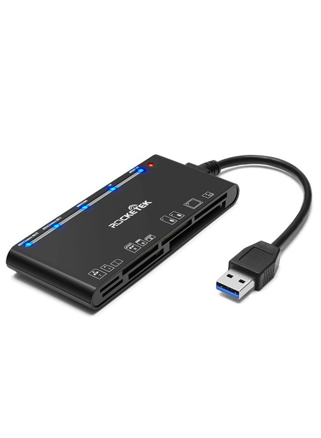 Rocketek Usb 3.0 Multi-function Card Reader Cf/xd/ms/sd/tf Card Seven In One Usb Card Reader - Image 5