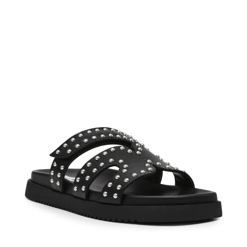 STEVE MADDEN Missile-S Black Women's Sandals