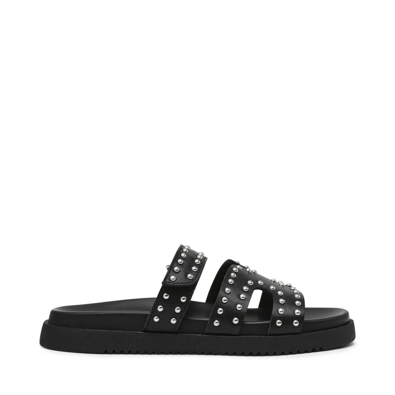 STEVE MADDEN Missile-S Black Women's Sandals