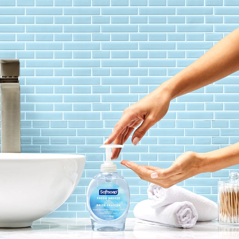 Softsoap Liquid Hand Soap, Fresh Breeze - 7.5 Fluid Ounce (Pack of 6) Consistent steady quality - Image 2