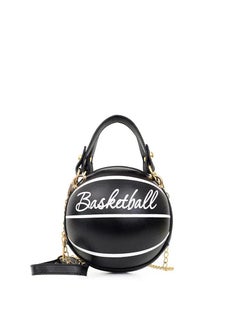 Y&D Shoulder Bag Basketball Football Shaped Fashion Portable Handbag Novelty Purse Circle for Girls and Women  - Image 1