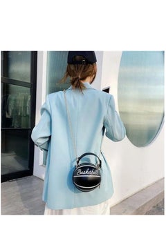 Y&D Shoulder Bag Basketball Football Shaped Fashion Portable Handbag Novelty Purse Circle for Girls and Women  - Image 3