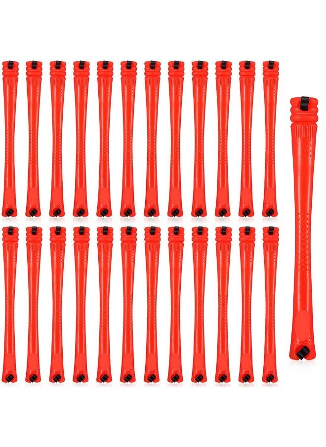 WILLBOND 84 Pieces Hair Perm Rods Hair Curling Rollers Perming Rods Curlers Cold Wave Rods For Hairdressing Styling Tools (Red0.2 Inch)  - Image 1