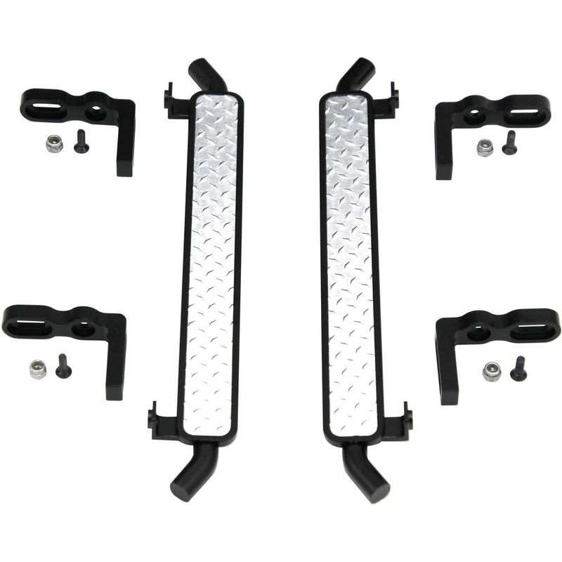 Hot Racing TRXF33DP01 Aluminum Diamond Rock Rail Side Step (2) - TRX-4 - Image 1