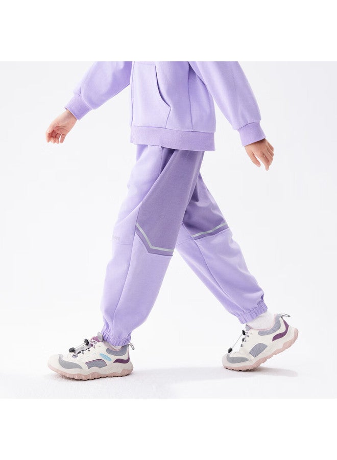 Ebaer Boys' Pants Children'S Sports Pants Spring And Autumn New Outdoor Casual Long Pants Purple 150 - Image 2