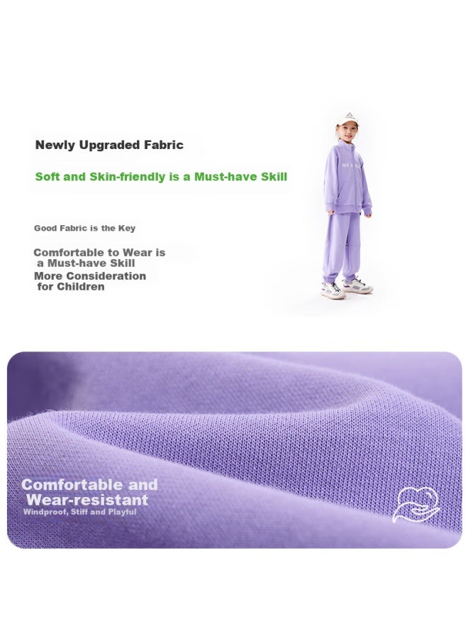 Ebaer Boys' Pants Children'S Sports Pants Spring And Autumn New Outdoor Casual Long Pants Purple 150 - Image 4