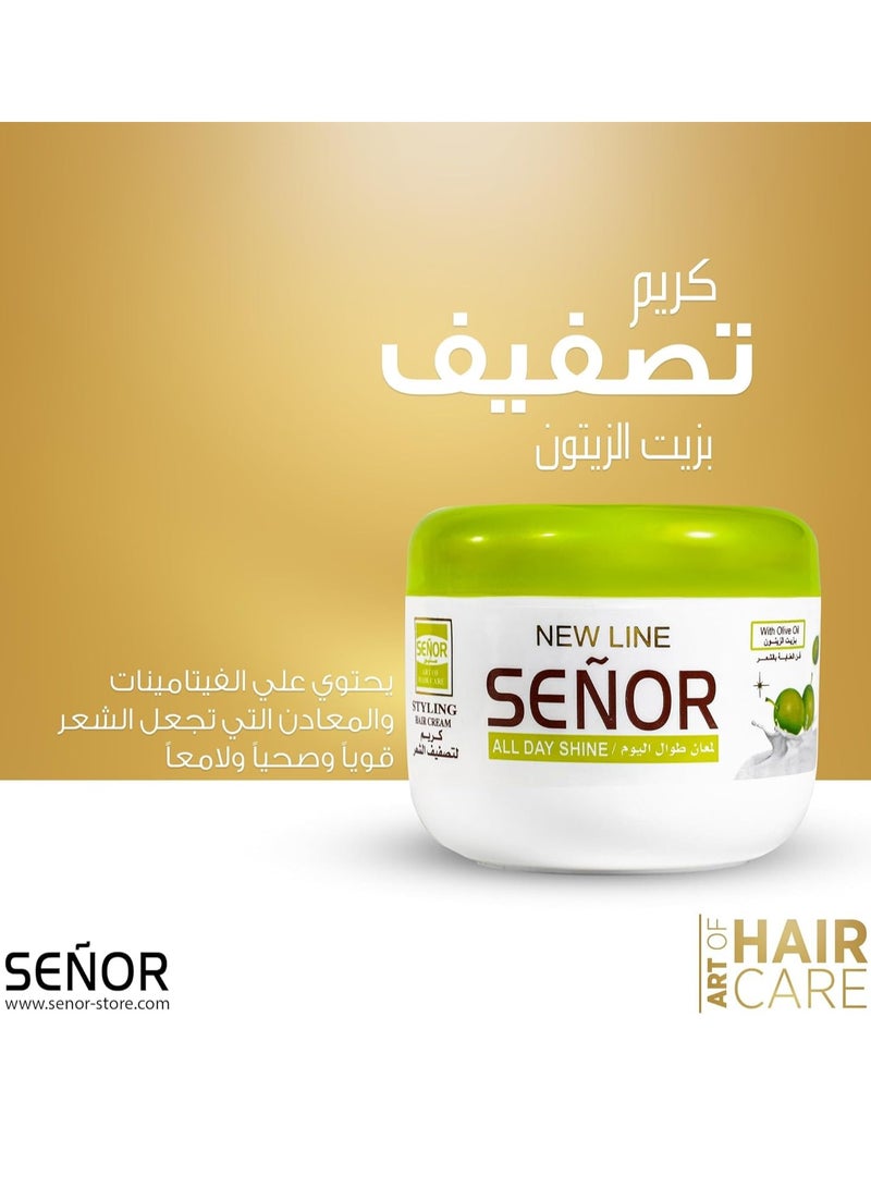 Senor Hair Styling Cream With Olive Oil 200gm - Image 2