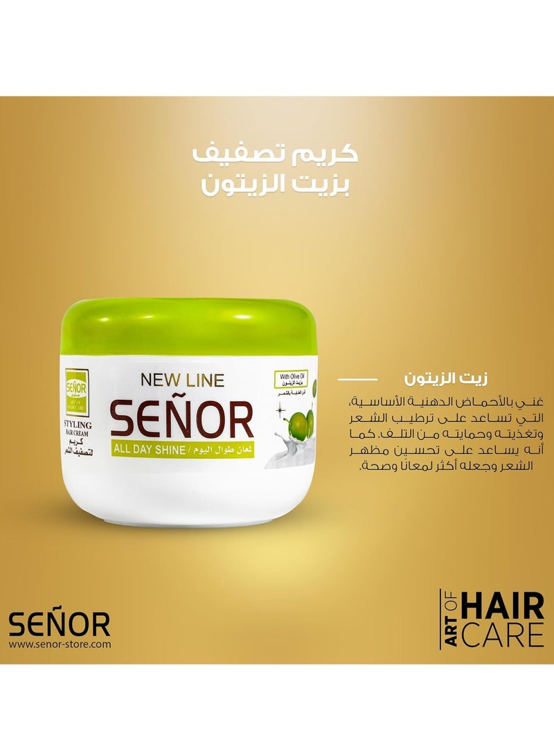 Senor Hair Styling Cream With Olive Oil 200gm - Image 3