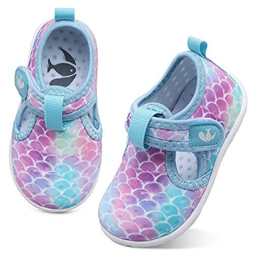 FEETCITY Water Shoes Kids Boys and Girls Aqua Socks Quick Dry Barefoot for Beach Outdoor Sports Toddler 7 - Image 1