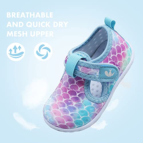 FEETCITY Water Shoes Kids Boys and Girls Aqua Socks Quick Dry Barefoot for Beach Outdoor Sports Toddler 7 - Image 3