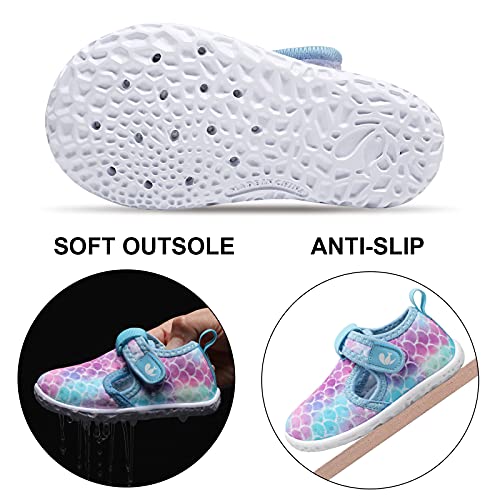 FEETCITY Water Shoes Kids Boys and Girls Aqua Socks Quick Dry Barefoot for Beach Outdoor Sports Toddler 7 - Image 2