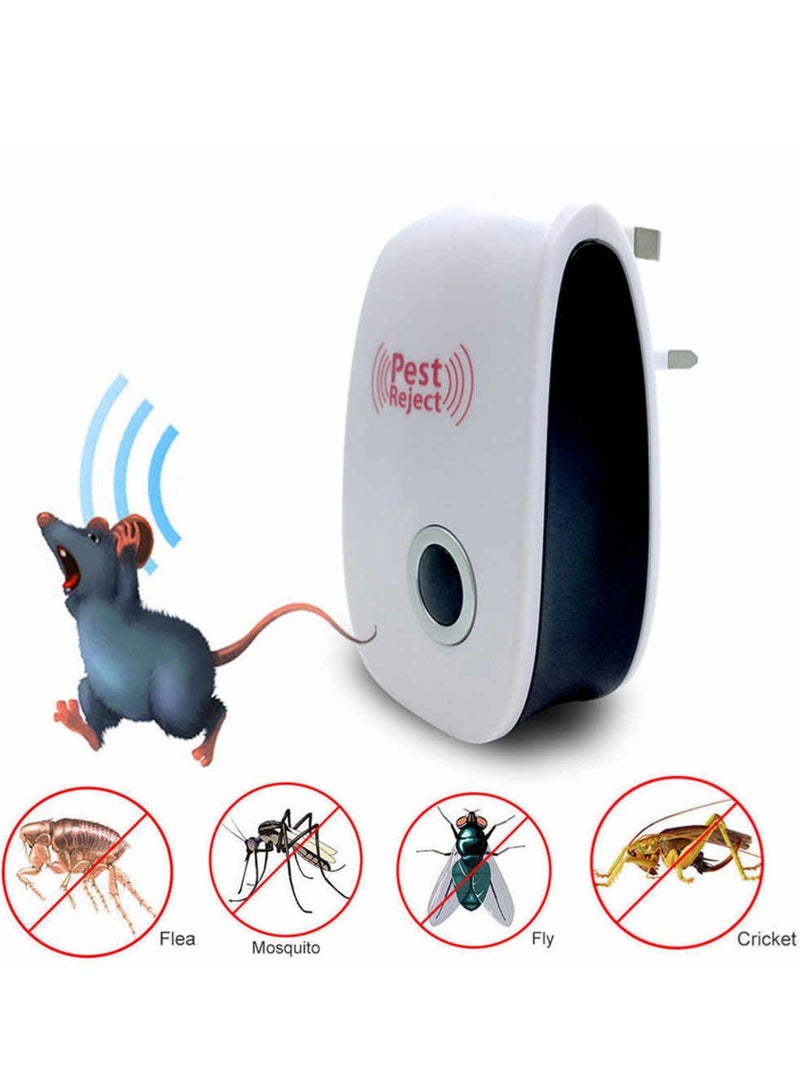 CATANES مجموعة من 6 قطع من أجهزة طرد الحشرات بالموجات فوق الصوتية، طارد الحشرات الإلكتروني، طارد القوارض، مكافحة الآفات الداخلية للمنزل والمطبخ والمكتب - Image 2