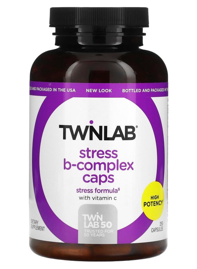 Twinlab Stress B-Complex Caps 250 Capsules - Image 1