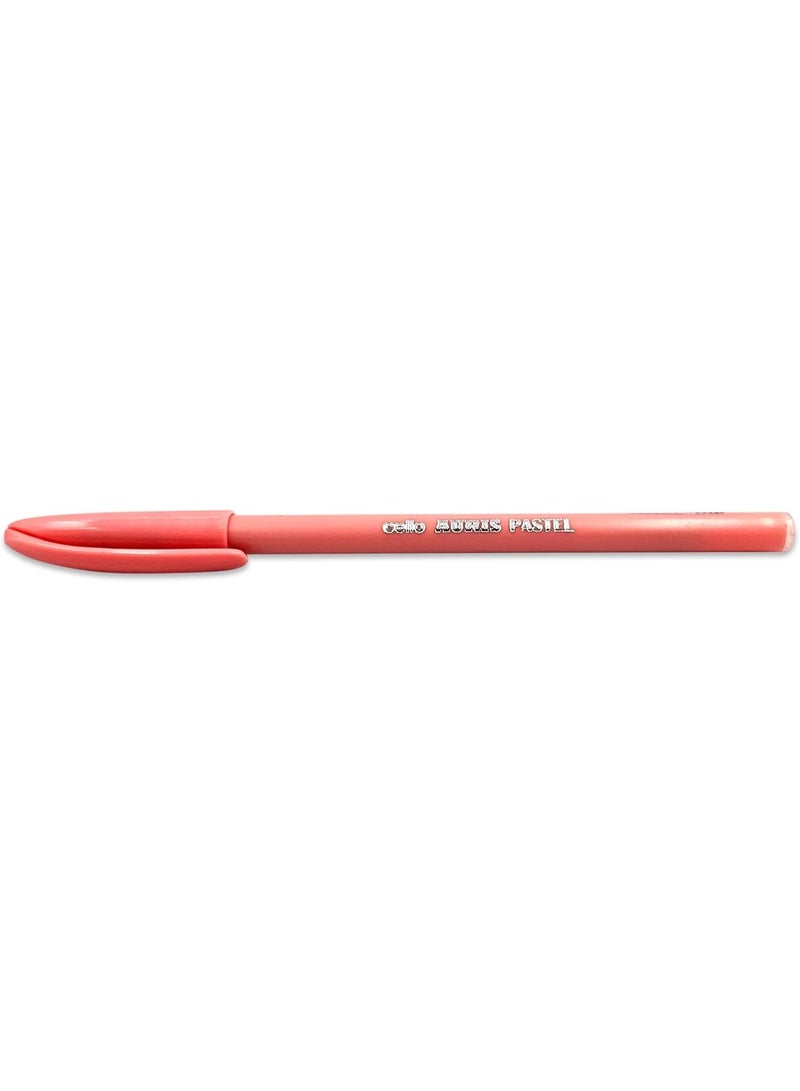 Cello 50-Piece Auris Pastel Ballpoint Pen 0.6mm Blue Ink - Image 2