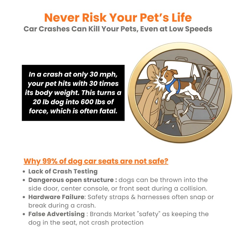 PawsInCar 3-in-1 Crash-Tested Cat & Small Dog Car Seat | Enclosed Cat Bed at Home | Top-Access Round Carrier for Easy Vet Checks & Reducing Travel Stress | 5-Star CPS Certified for Safe Pet Car Travel - Image 5