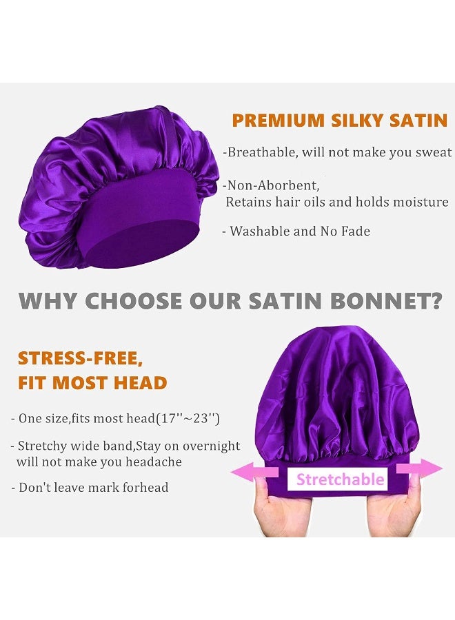 آيباما قبعة النوم الساتان - Image 3