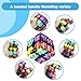 WUQID Infinitycube Fidget Toy Stress Relieving Fidgeting Game for Kids and AdultsCute PocketSized Unique Gadget for Anxiety Relief and Kill Time Mini Colorful Plaid - Image 4