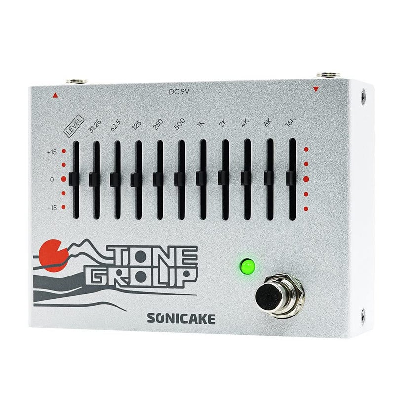 SONICAKE EQ Equalizer Guitar Effects Pedal Tone Group 10-Band - Image 1