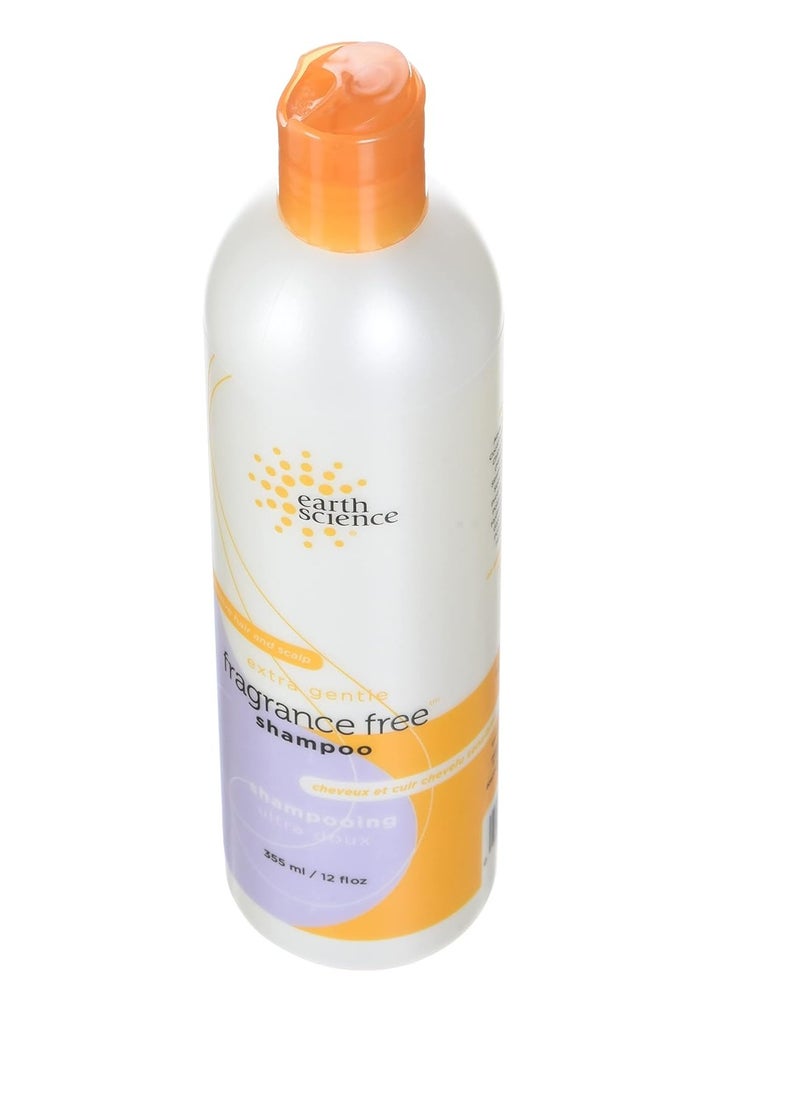 Earth Science Fragrance Free Shampoo, 12-Ounce Bottles (Pack of 3)