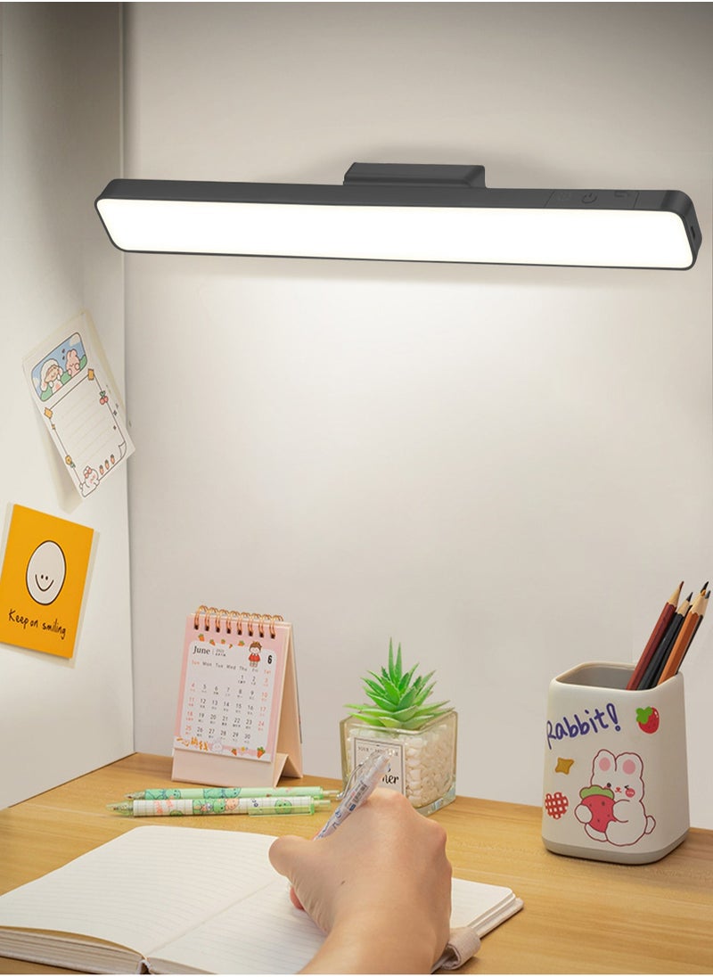 LOOPITYS Closet Light, Led Strip Light Under Cabinet, Bedside Wall Lamp, 10W Rechargeable Battery Light Bar Adjustable Dimmable Brightness for Bedroom Kitchen Dorm Wardrobe,Tri color temperature, long press dimming, 800mAh battery, magnetic suction for easy disassembly and handheld use  - Image 1