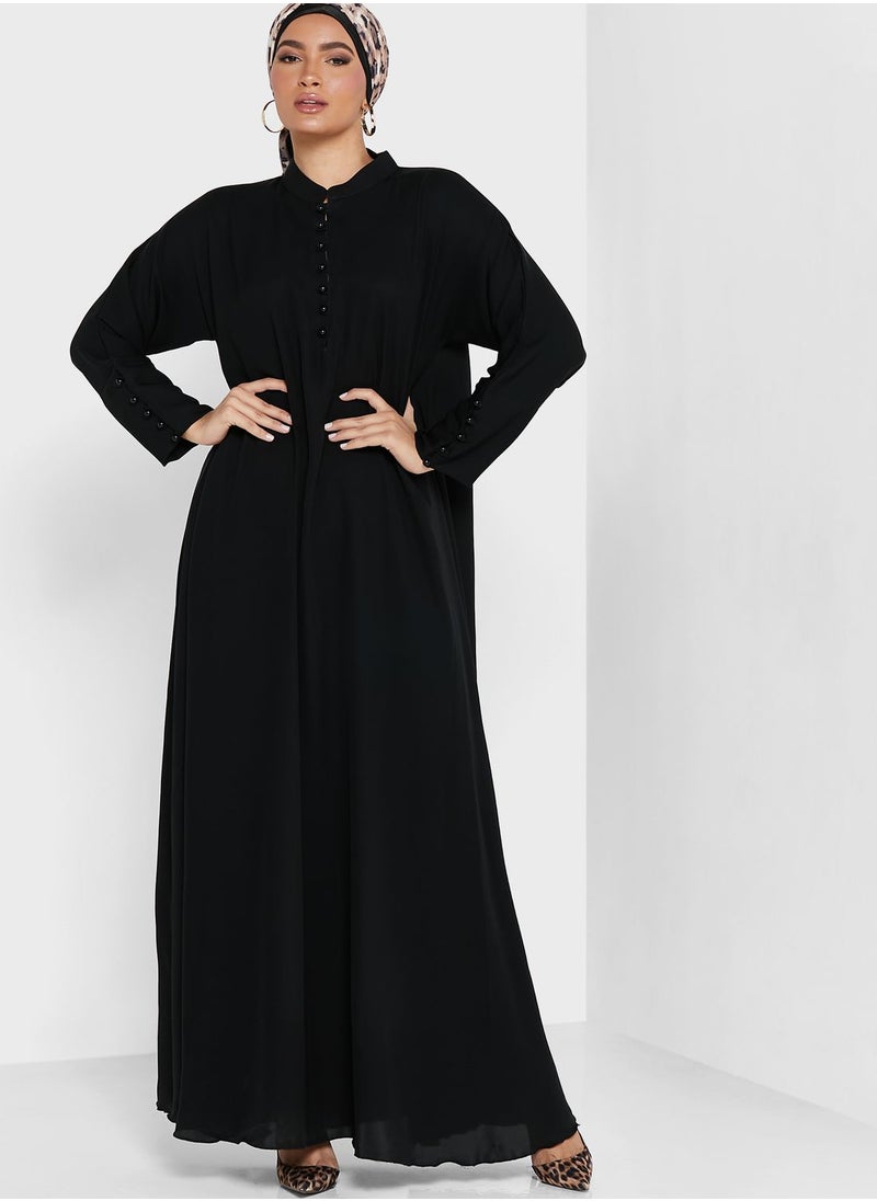 Khizana - High Neck Modest Dress - Image 1