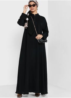 High Neck Modest Dress