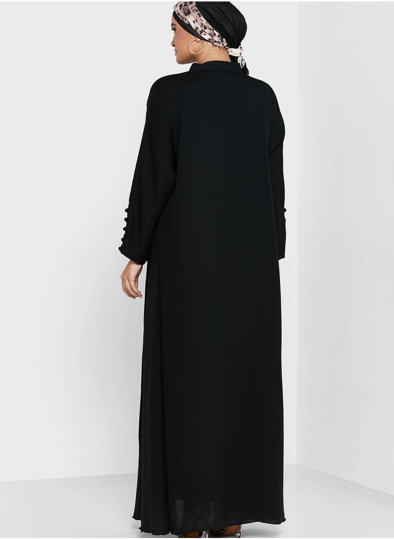 Khizana - High Neck Modest Dress - Image 1