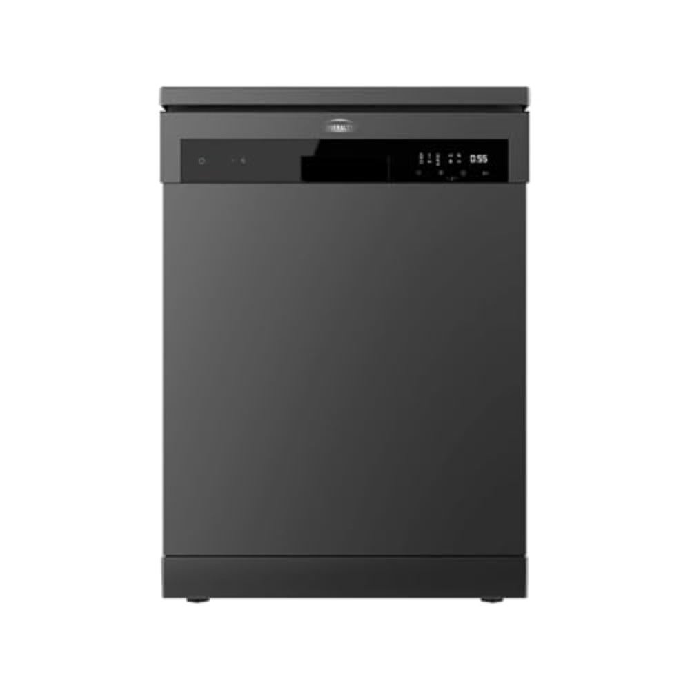 15 Place Settings Dishwasher GDW20DLXBK, 8 Programs, Touch Control, Digital Display, Sensor Wash, Freestanding and Built-In, Silent, Energy Efficient, Black, 1 Year Warranty