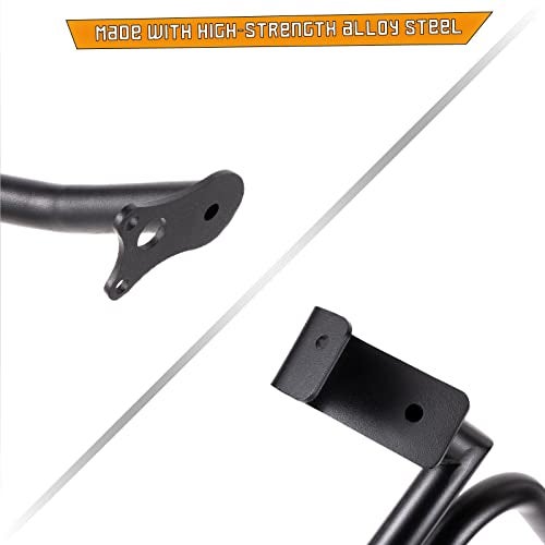 Kinglemc Crash Bar Engine Guard Highway Freeway Bar for Indian Scout 2015-2024 Scout Bobber ABS 2018-2020 Scout Sixty 2016-2024 (Black) - Image 4