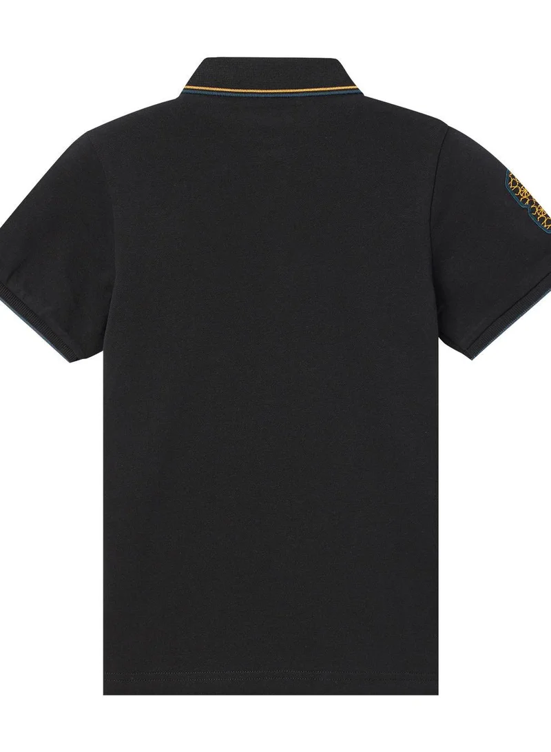 GIORDANO Kids' Napoleon Polo: Classic Piqué, Bold Embroidery, All-Day Comfort